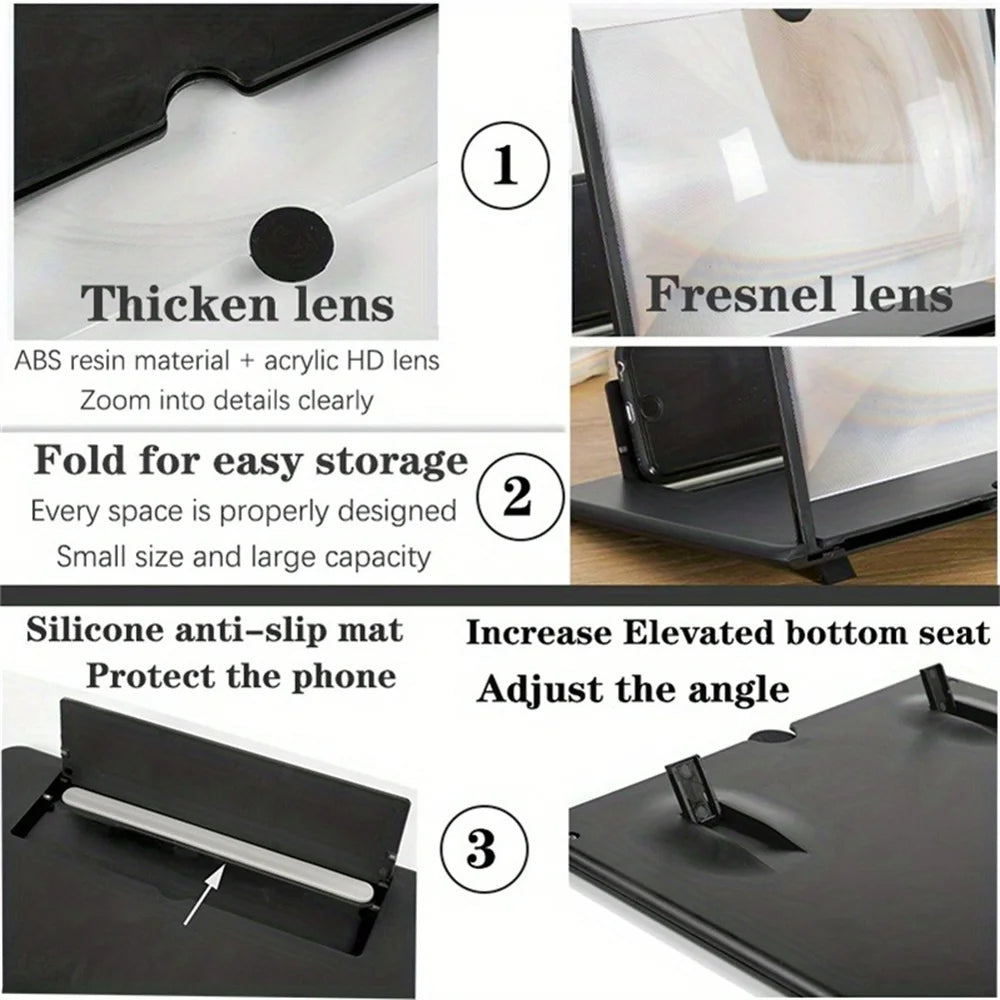 3D Magnifier Mobile Screen