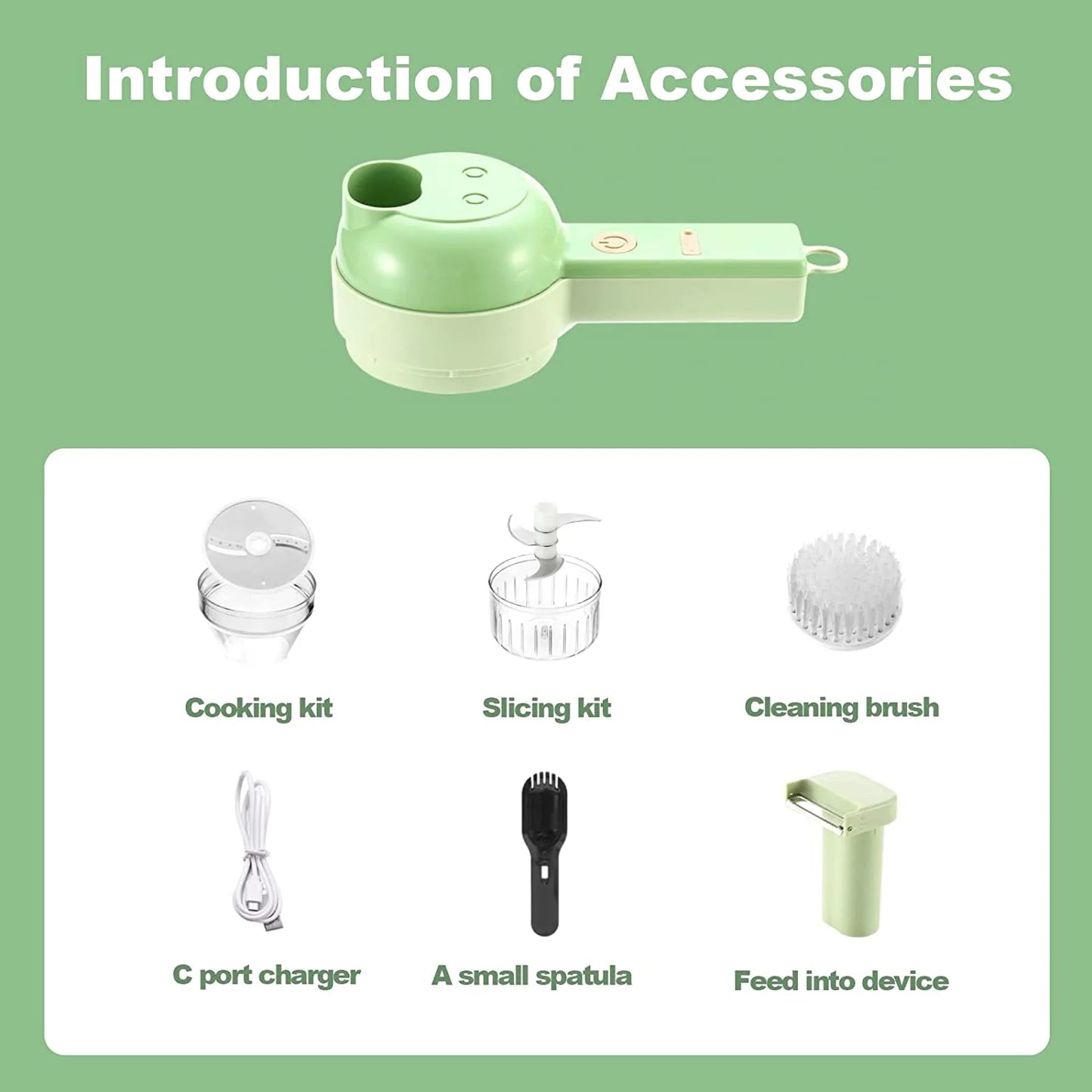 4 in 1 Vegetable Cutter Set