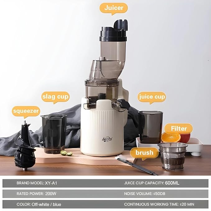 High-Performance Electric Juicer for Fruits and Vegetables